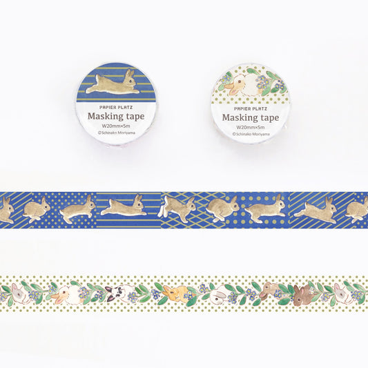 Gold Foil Washi Tape Series designed by Schinako Moriyama