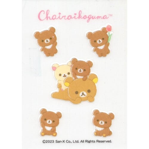 Non-iron Fabric Transfer Stickers - Rilakkuma Charoiku Kuma