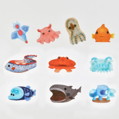 Washi Sticker Roll Series - Sea Creature Deep Sea Fish