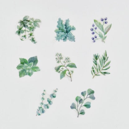 Washi Sticker Roll Series - Green Bouquet