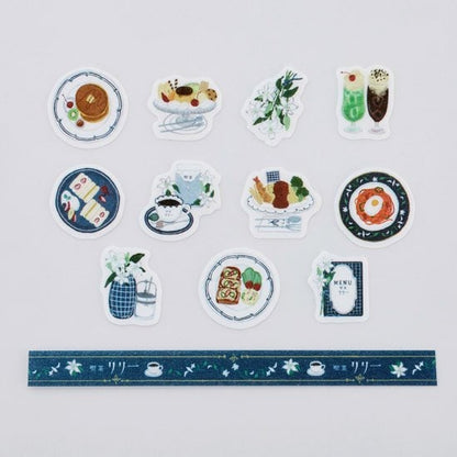 Washi Sticker Roll Series - Lily Coffee Shop