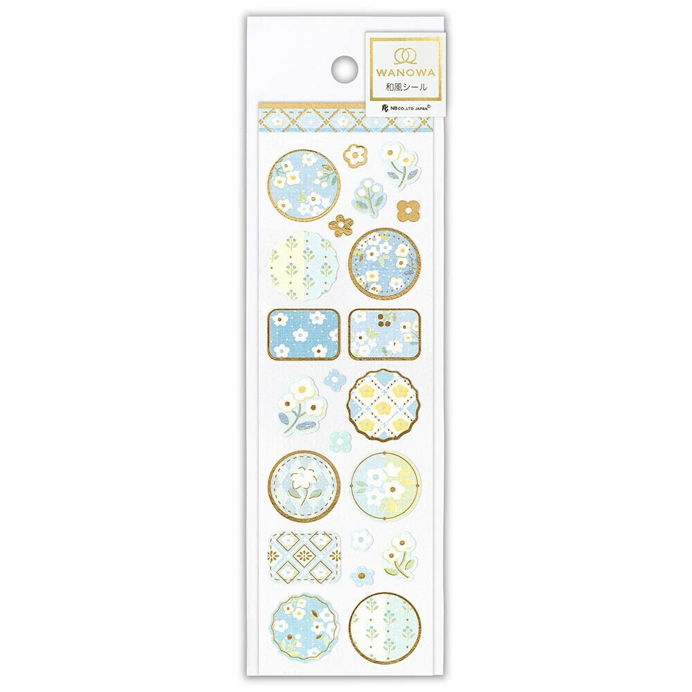 Wanowa Japanese Style Gold Foil Sticker - Little Flower