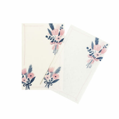 Walking Series Japanese Washi Letter Writing Set - Dry Flower