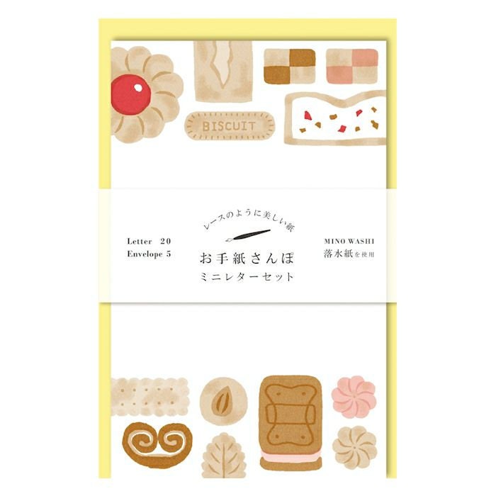 Walking Series Japanese Washi Letter Writing Set - Snack