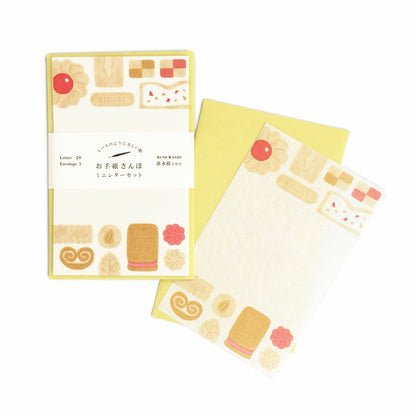 Walking Series Japanese Washi Letter Writing Set - Snack