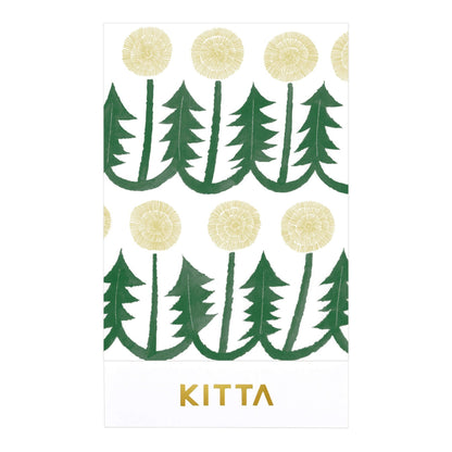 Hitotoki KITTA Basic Series Portable Sticker - Flower 8