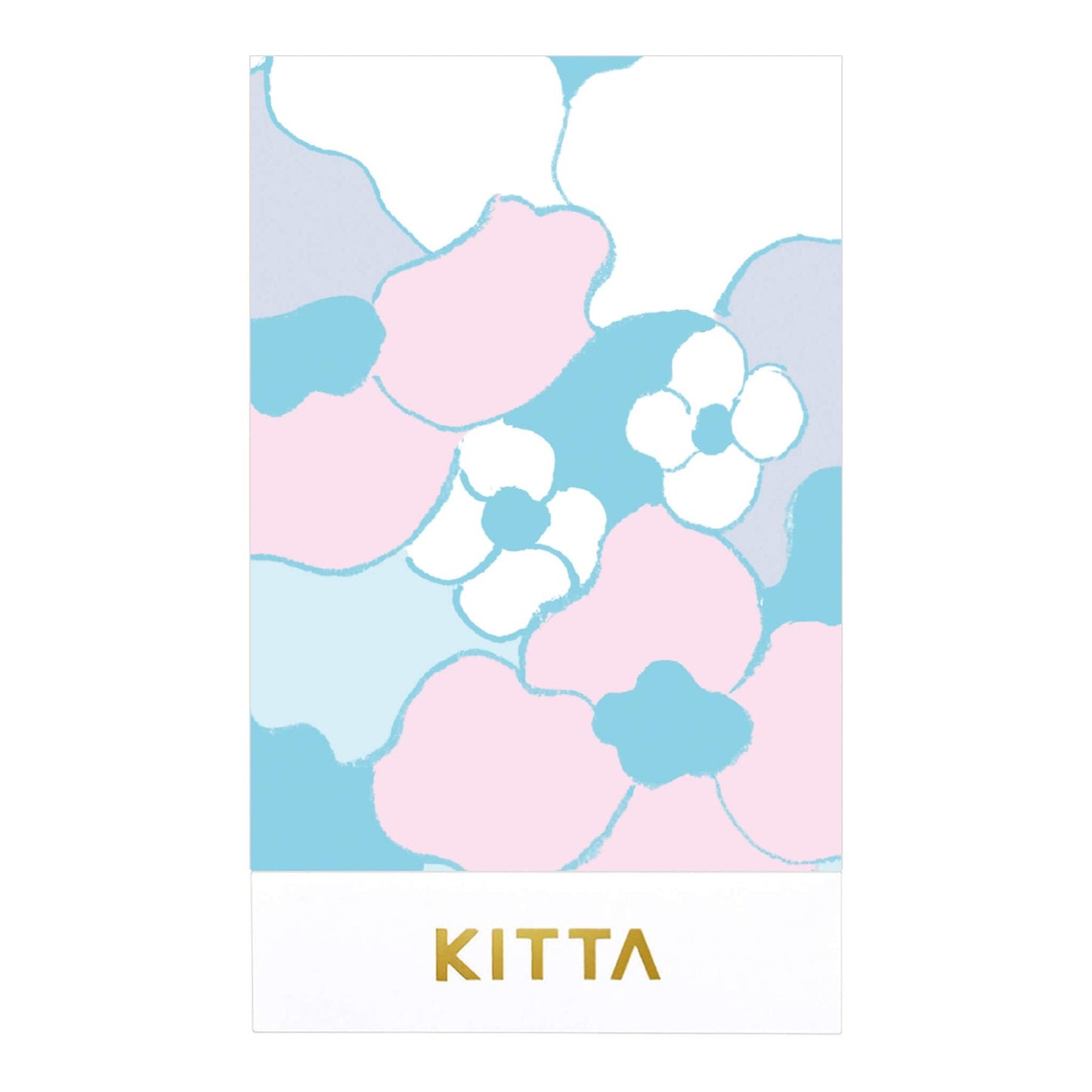 Hitotoki KITTA Clear Series PET Gold Foil Portable Sticker - Stained Glass