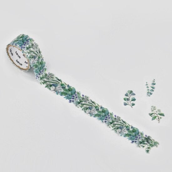 Washi Sticker Roll Series - Green Bouquet