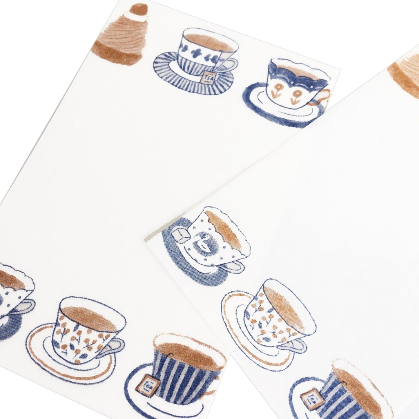 Walking Series Japanese Washi Letter Writing Set - Tea Time