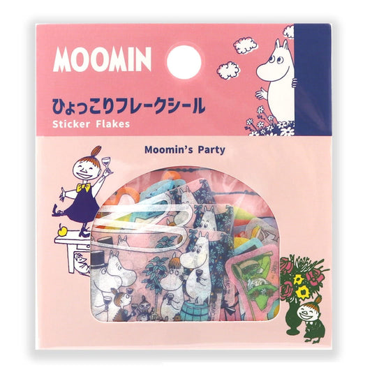 Moomin Limited Flake Sticker Bag  - Moomin's Party B