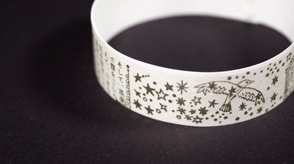 Kenji Miyazawa Series Gold Silhouette Lace Washi Tape - The Night of the Milky Way Train