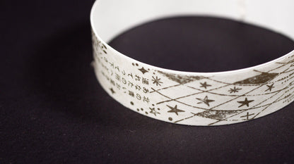 Kenji Miyazawa Series Gold Silhouette Lace Washi Tape - The Nighthawk Star