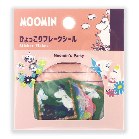 Moomin Limited Flake Sticker Bag  - Moomin's Party A