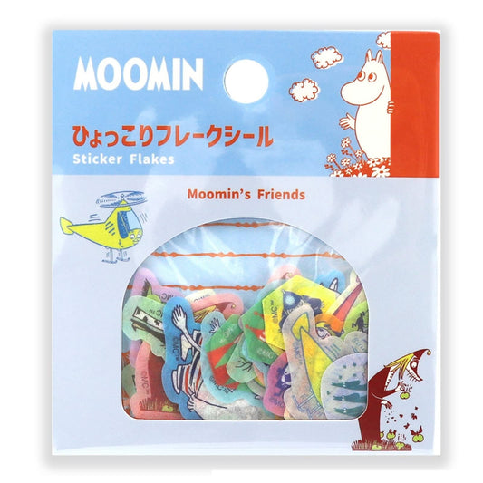 Moomin Limited Flake Sticker Bag  - Moomin's Friend B