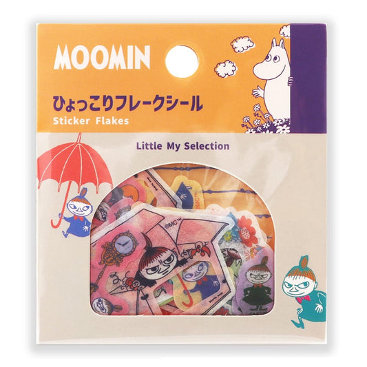 Moomin Limited Flake Sticker Bag  - - Little My Selection