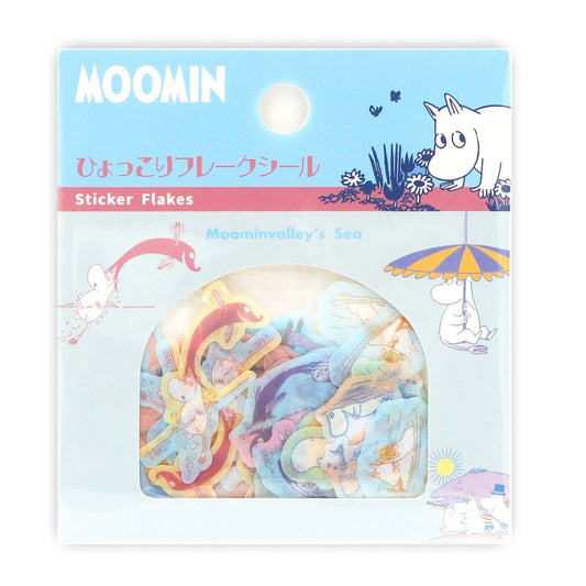 Moomin Limited Flake Sticker Bag  - Moominvalley's Sea