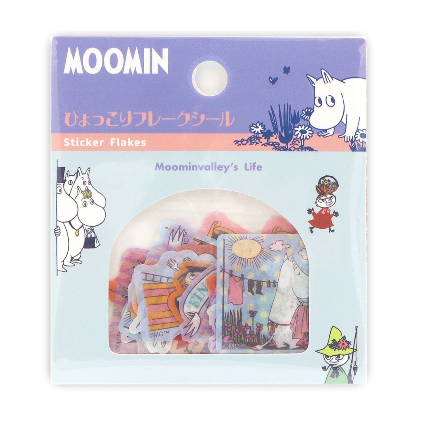 Moomin Limited Flake Sticker Bag  - Moominvalley's Life