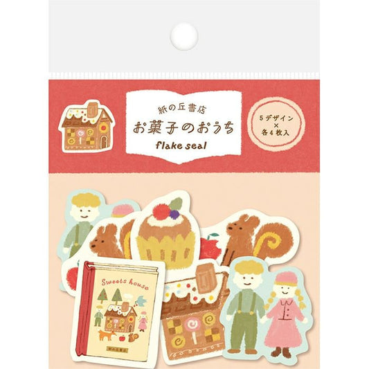 Paper Hill Book Store Serires Japanese Washi Flake Sticker Bag - Hansel und Gretel