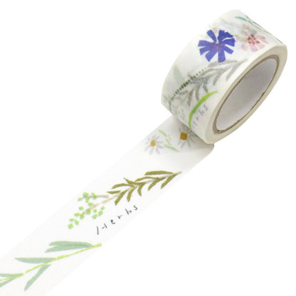 Saien Artist Washi Tape Series designed by Miki Tamura - Herbs