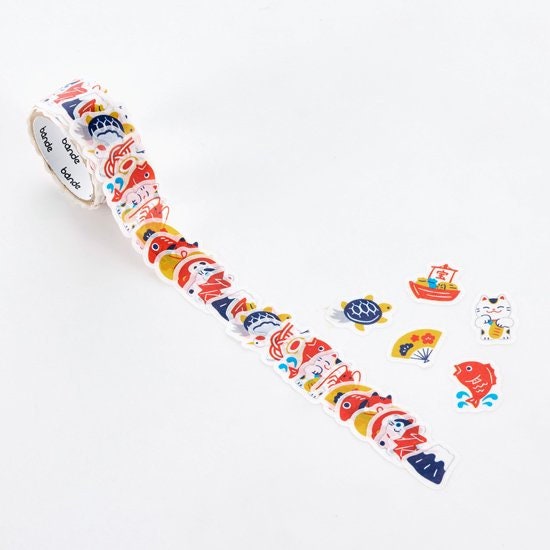 Washi Sticker Roll Series - Auspicious Pattern