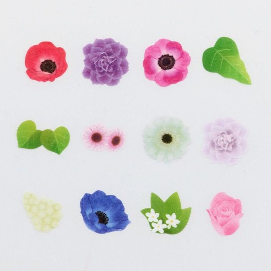 Washi Sticker Roll Series - Anemone