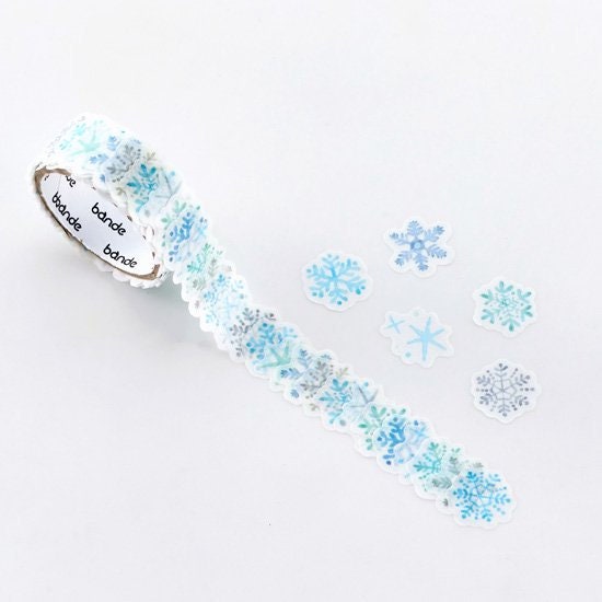 Washi Sticker Roll Series - Sparkling Snow