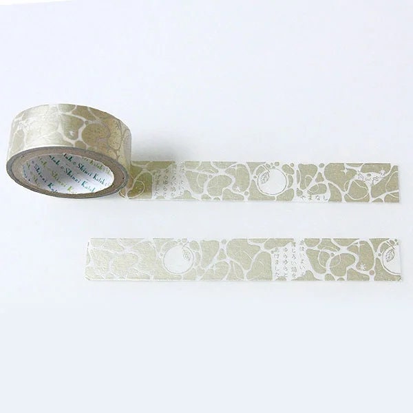 Kenji Miyazawa Series Gold Silhouette Lace Washi Tape - The Wild Pear