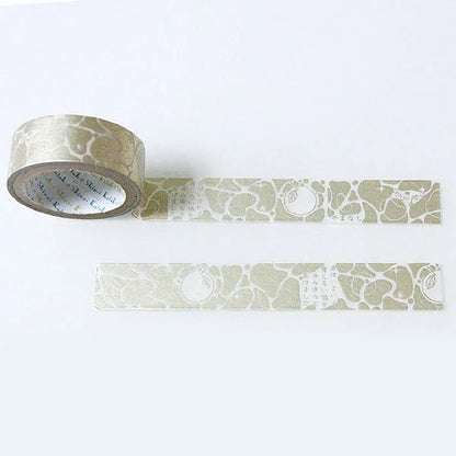 Kenji Miyazawa Series Gold Silhouette Lace Washi Tape - The Wild Pear