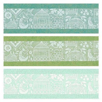 OBORO Series White Lace Washi Tape - Cage