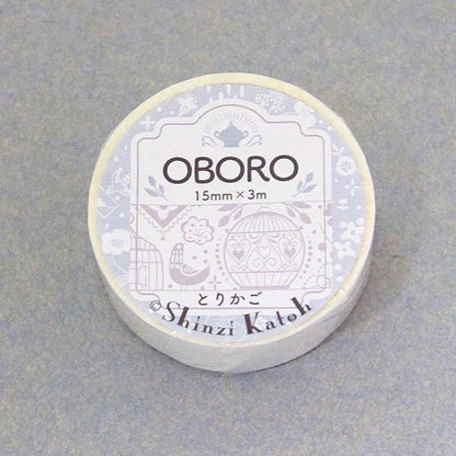 OBORO Series White Lace Washi Tape - Cage