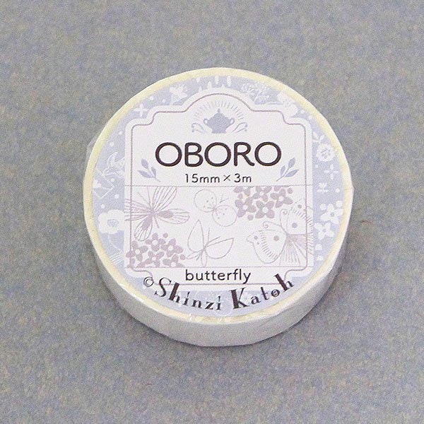 OBORO Series White Lace Washi Tape - Butterfly