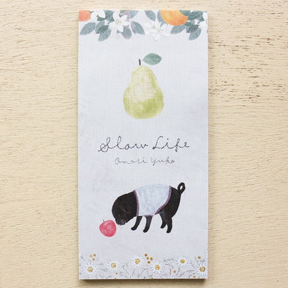 Mini Note Pad Series designed by Omori Momoko - Slow Life