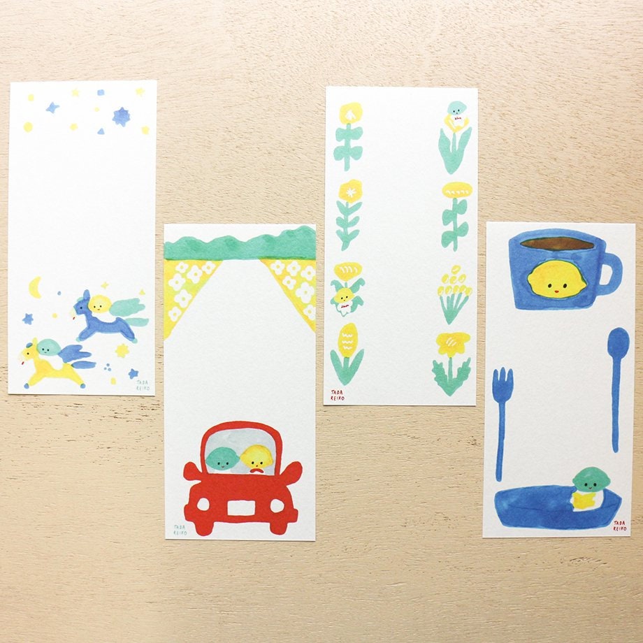 Mini Note Pad Series designed by Reiko Tada - LEMON & LIME'S Everyday