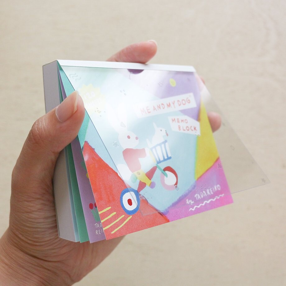 Memo Pad Series designed by Reiko Tada - Me and my dog