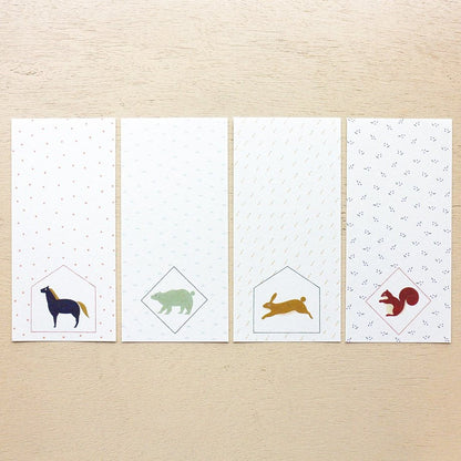 Mini Note Pad Series designed by Chihiro Yasuhara - ANIMAL