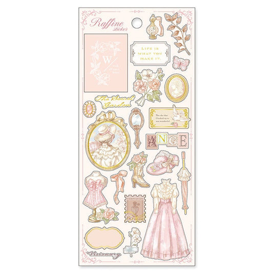 Raffine Gold Foil Sticker - Rose Pink