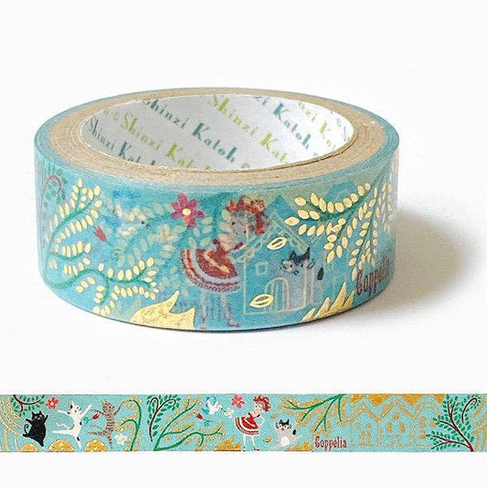 Ballet Theater Series Gold Foil Washi Tape - Coppelia