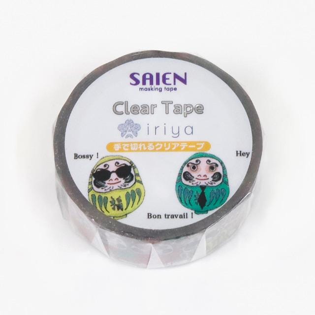 Saien x IRIYA Ariane GERARD Paris Collection Clear Tape  - Bonne chance!