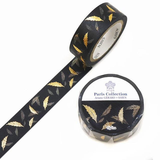 Saien x IRIYA Ariane GERARD Paris Collection Gold Foil Washi Tape  - Opera