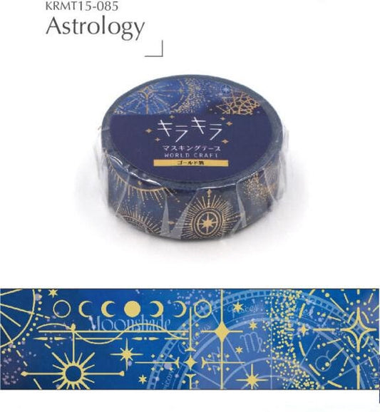 KiraKira Sparkling Foiled Collection Series Vol.8 Washi Tape  - Astrology