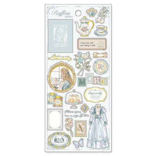 Raffine Gold Foil Sticker - Pearl Blue