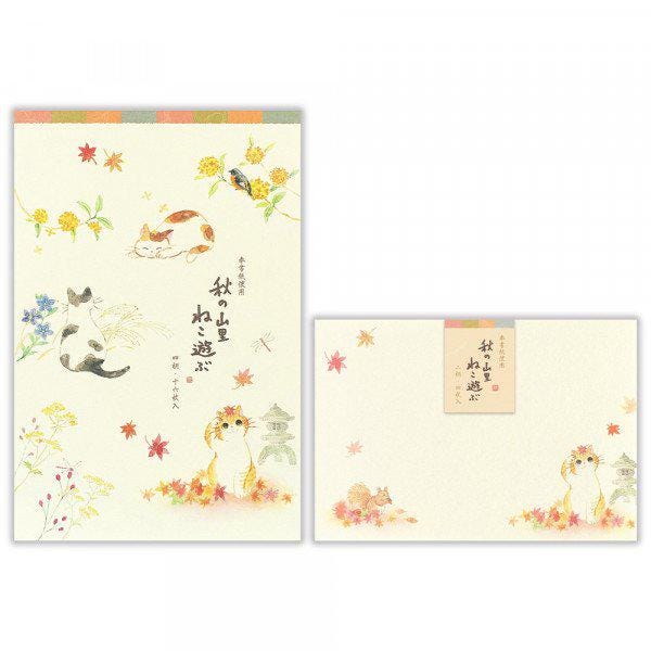 Letter Writing Set Nekorobi - Autumn