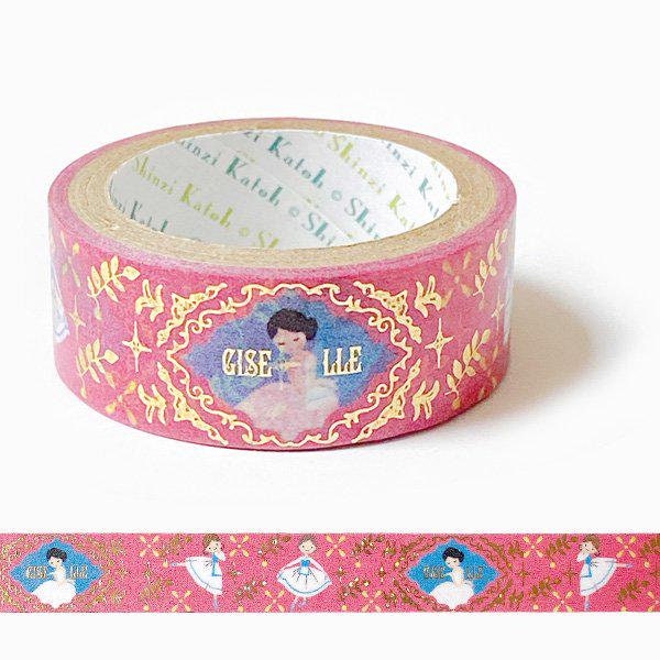 Ballet Theater Series Gold Foil Washi Tape - Giselle