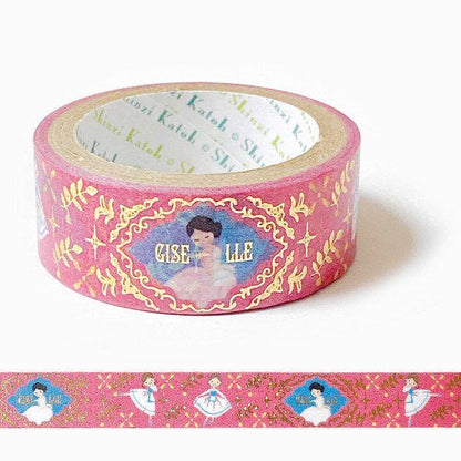 Ballet Theater Series Gold Foil Washi Tape - Giselle