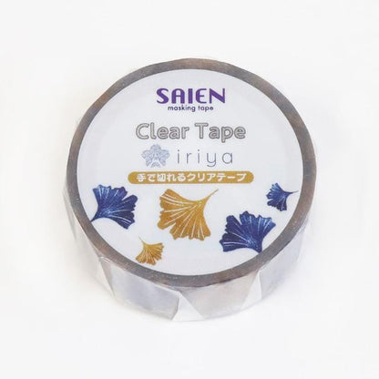 Saien x IRIYA Ariane GERARD Paris Collection Clear Tape  - Ginkgo