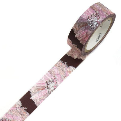 Saien x IRIYA Ariane GERARD Paris Collection Gold Foil Washi Tape  - Cafe Pivoine