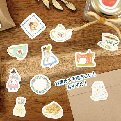 Japanese Washi Flake Sticker Bag Autumn Series - Glittering