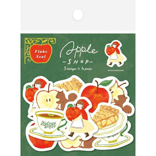 Japanese Washi Flake Sticker Bag Autumn Series - Apple Shop