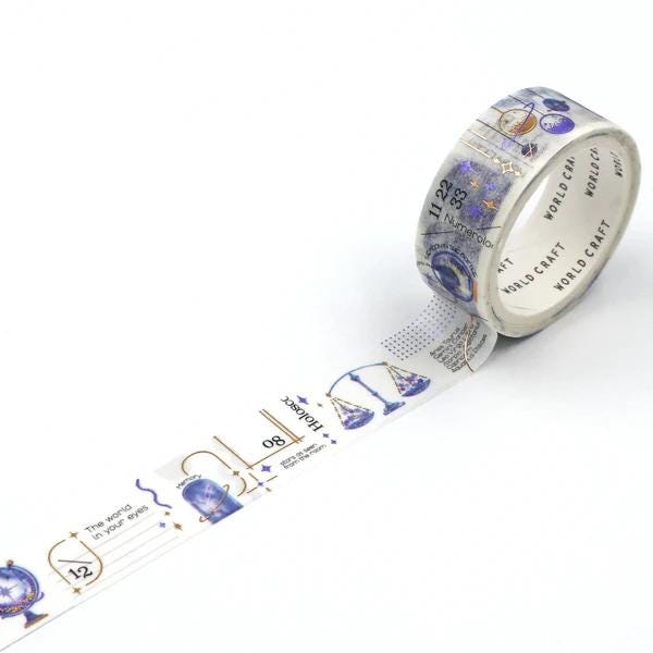 KiraKira Sparkling Foiled Collection Series Vol.8 Washi Tape  - Fantasy