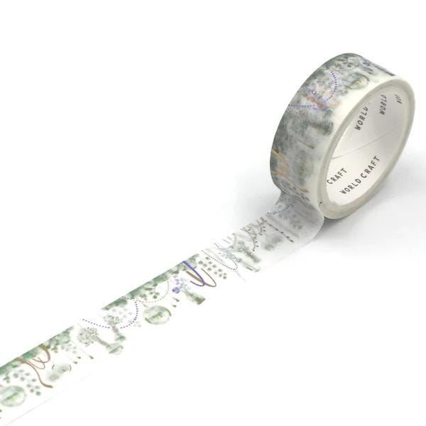 KiraKira Sparkling Foiled Collection Series Vol.8 Washi Tape  - Garden party